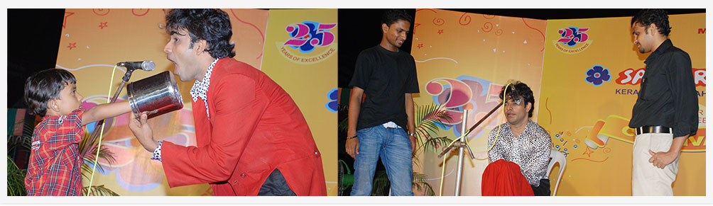 Magicians aladin lady audience participations show Cochin Kochi Kerala India