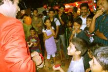 Casual walk around close-up magic by Aladin, for Kottayam Food Fest, Kttayam, Kerala, India